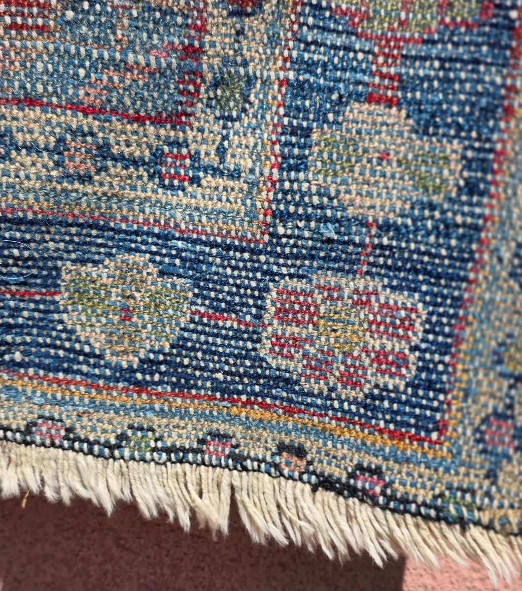 Handcrafted Persian Wool Rug – Floral Design – Iran, 1970s–1980s-photo-5