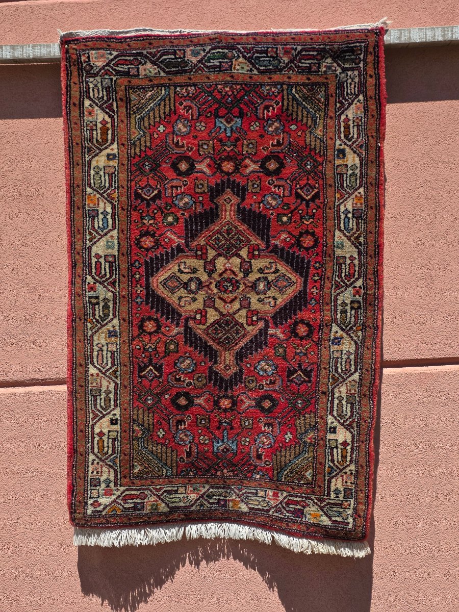 Handcrafted Persian Wool Rug – Traditional Iranian Craftsmanship – 1970s–1980s-photo-4