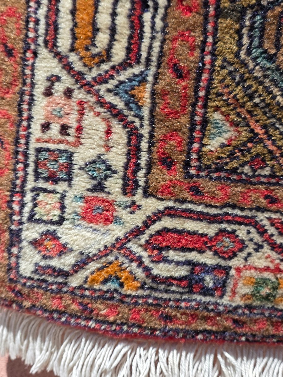 Handcrafted Persian Wool Rug – Traditional Iranian Craftsmanship – 1970s–1980s-photo-1