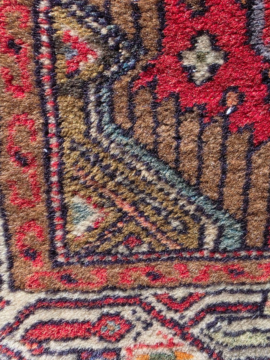 Handcrafted Persian Wool Rug – Traditional Iranian Craftsmanship – 1970s–1980s-photo-5