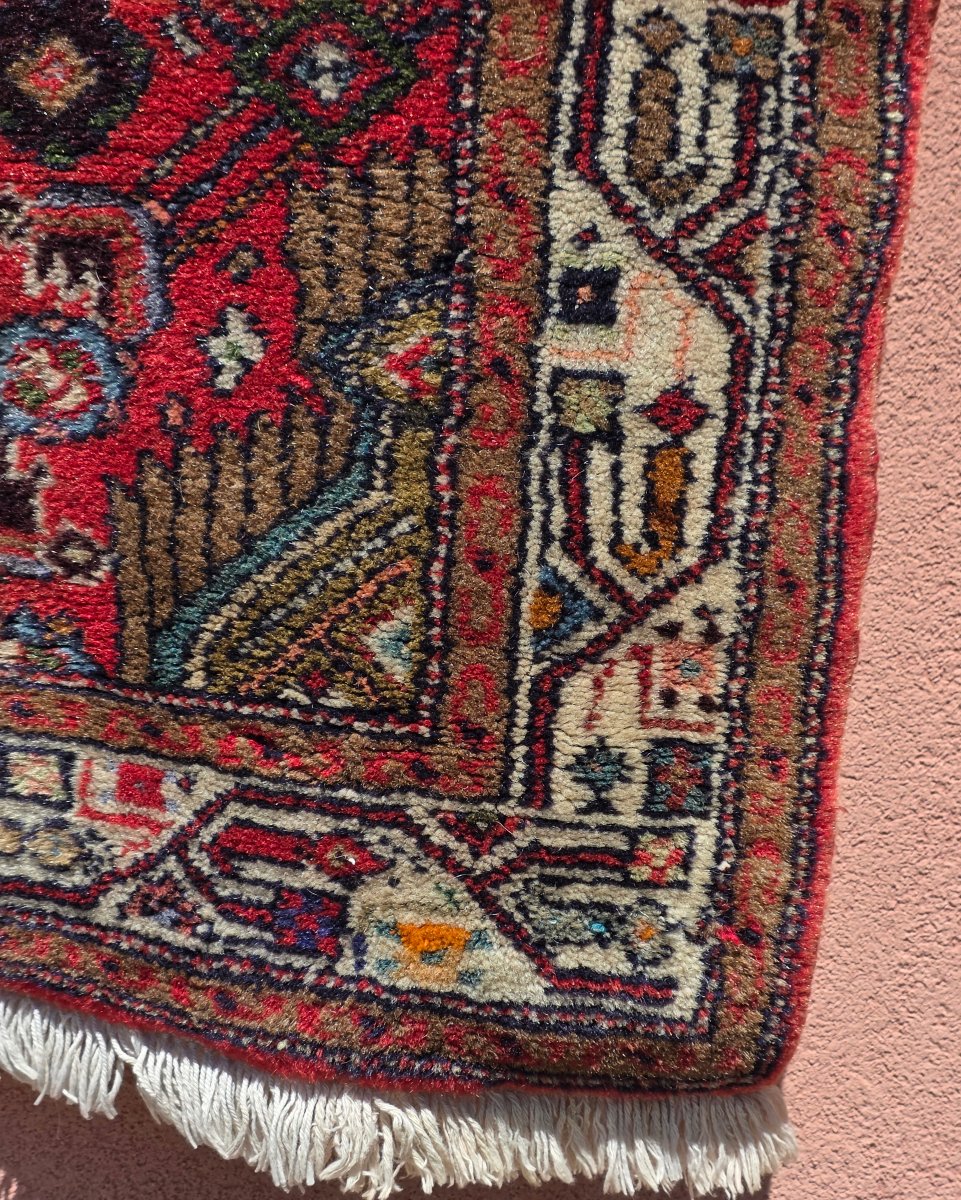 Handcrafted Persian Wool Rug – Traditional Iranian Craftsmanship – 1970s–1980s-photo-6