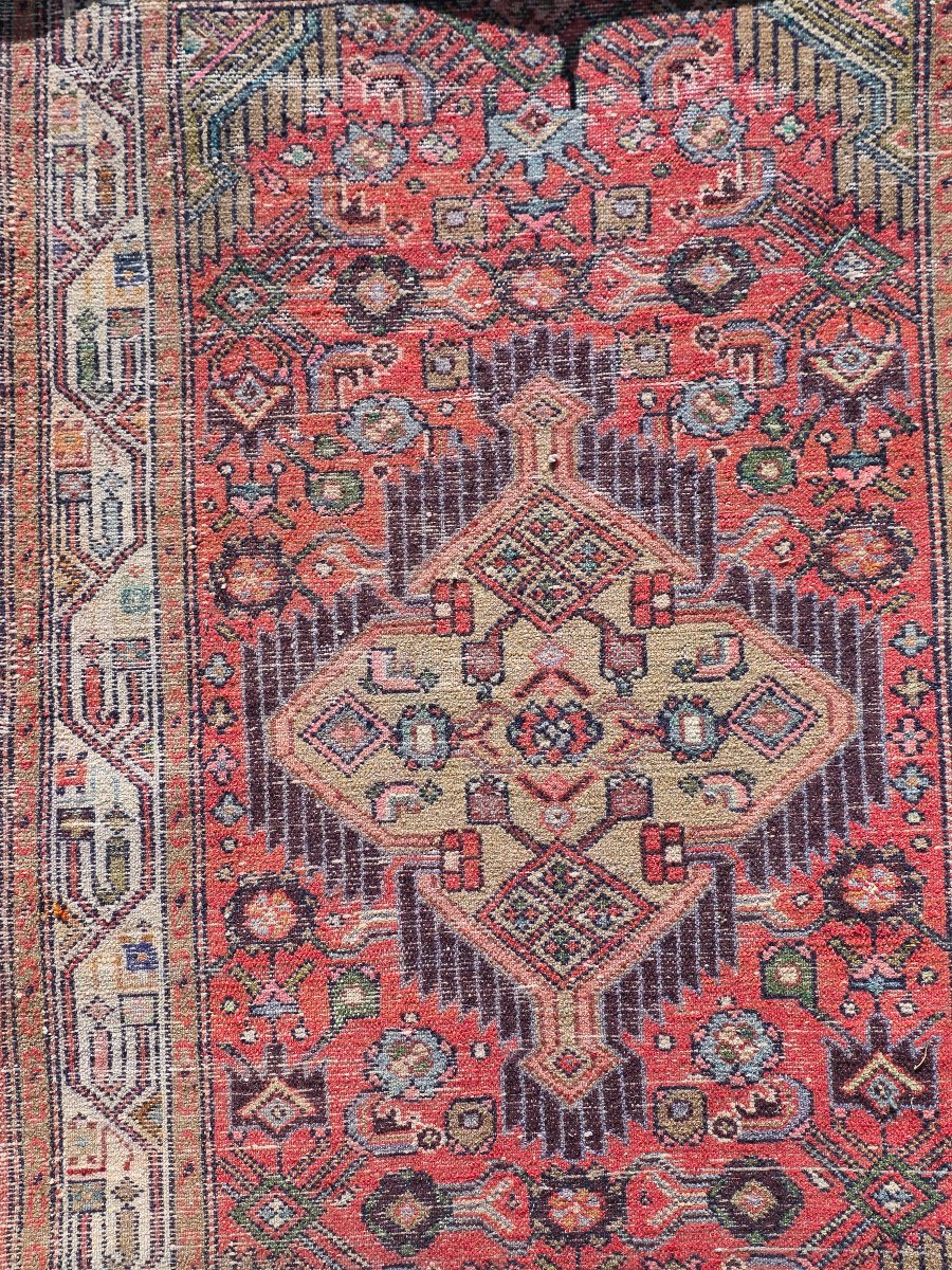 Handcrafted Persian Wool Rug – Traditional Iranian Craftsmanship – 1970s–1980s-photo-8