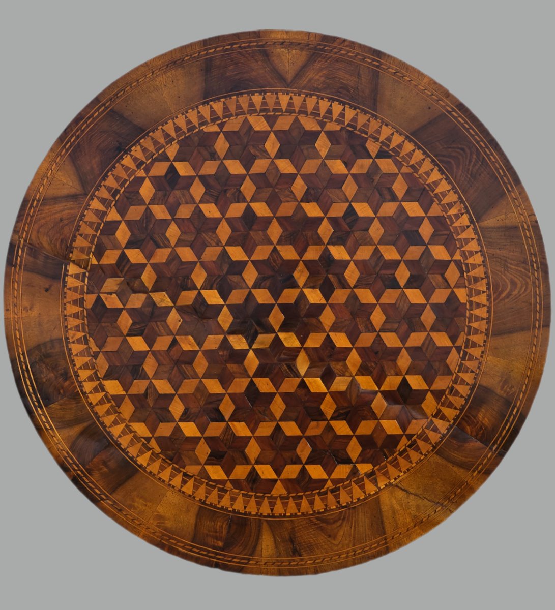 Inlaid Coffee Table From Emilia, Rolo Area – Late 19th Century
