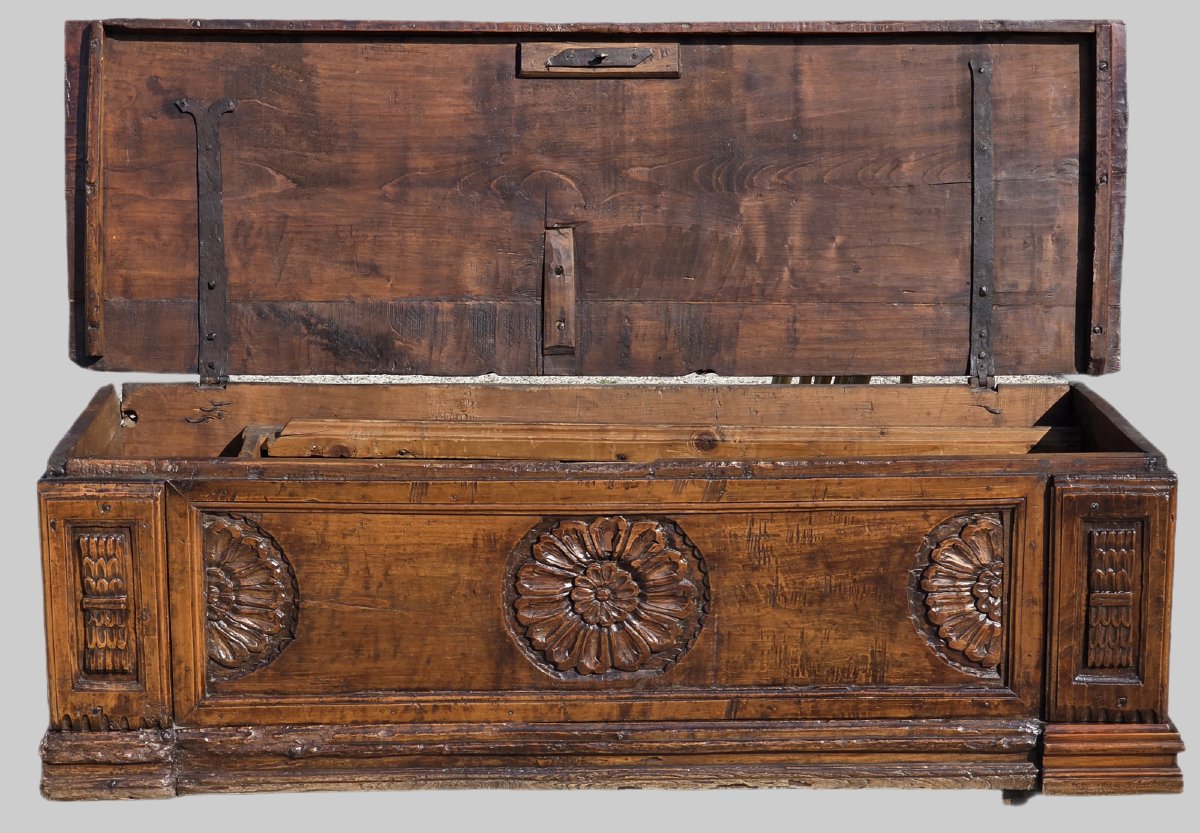 Rustic Trentino Chest, 18th Century-photo-2