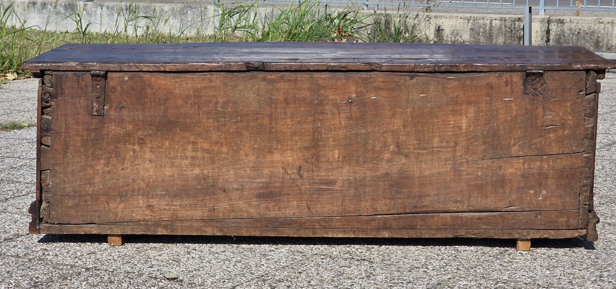 Rustic Trentino Chest, 18th Century-photo-2