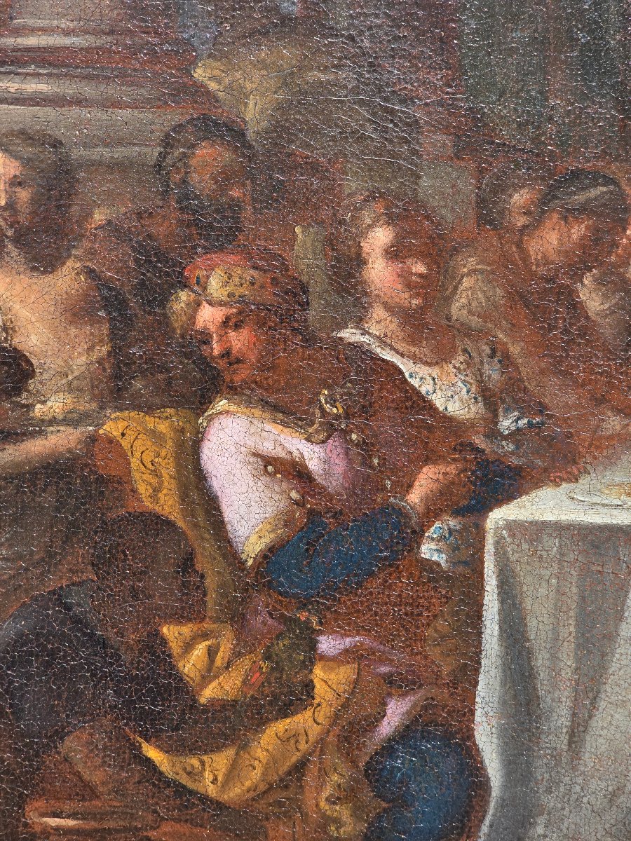 Les Noces de Cana – Entourage de Paolo Veronese, École vénitienne, XVIe siècle-photo-1