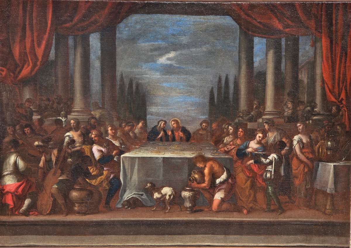 Les Noces de Cana – Entourage de Paolo Veronese, École vénitienne, XVIe siècle