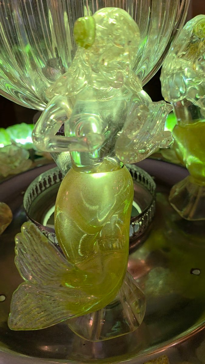 Grande fontaine lumineuse en verre de Murano, Italie, vers 1950-1960-photo-4