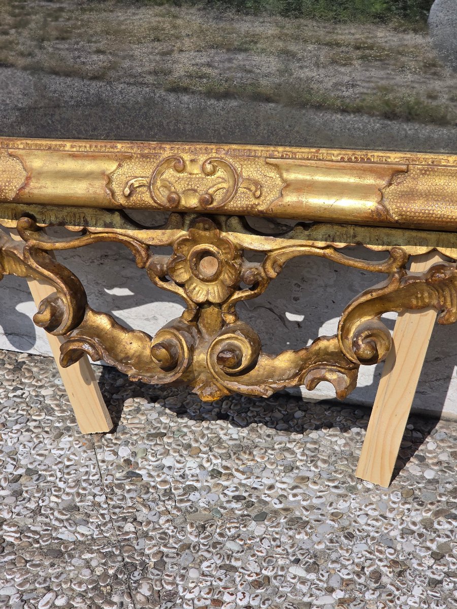 Large Carved And Gilded Venetian Mirror In The Rococo Style, Late 19th – Early 20th Century-photo-7
