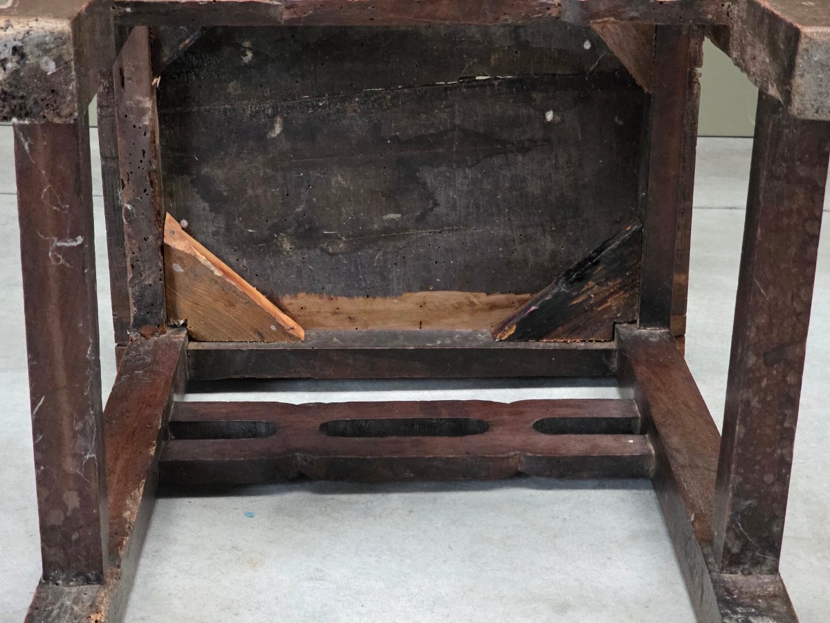 Venetian High Chair Made Of Carved Fruitwood, Late 17th–early 18th Century-photo-2