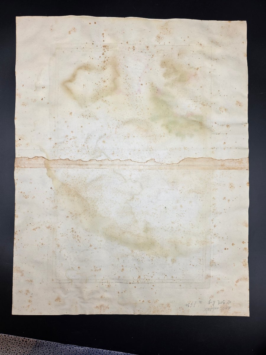 Carte géographique du Royaume de Portugal, Antonio Zatta, Venise 1775, XVIIIe siècle -photo-3