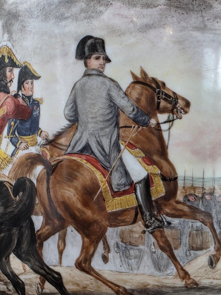 Vase en porcelaine avec Napoléon à Iéna 1806 – fin XIXe / début XXe siècle -photo-7
