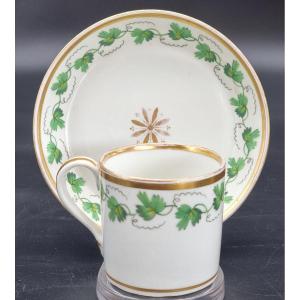 Cup And Saucer In Porcelain, Imperial Vienna Manufactory – 1823/24