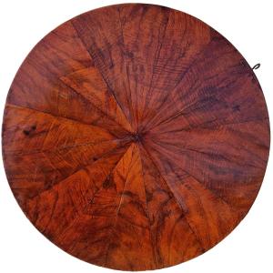 Venetian Walnut Tripod Table With Radial Inlaid Top – Early 19th Century