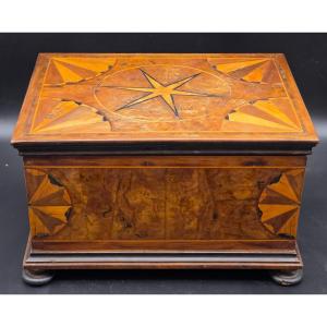 Title: Box With Briarwood Inlay, Northern Italy, 17th Century