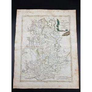 Map Of The Dioceses Of Münster And Osnabrück, Antonio Zatta, Venice 1781