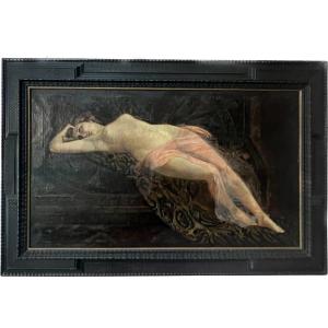 Tableau De Nu Féminin, O. Garaccioni, Turin 1923