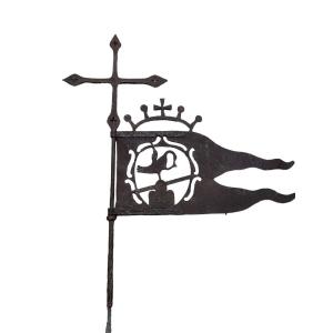 18th Century Wrought Iron Weathervane