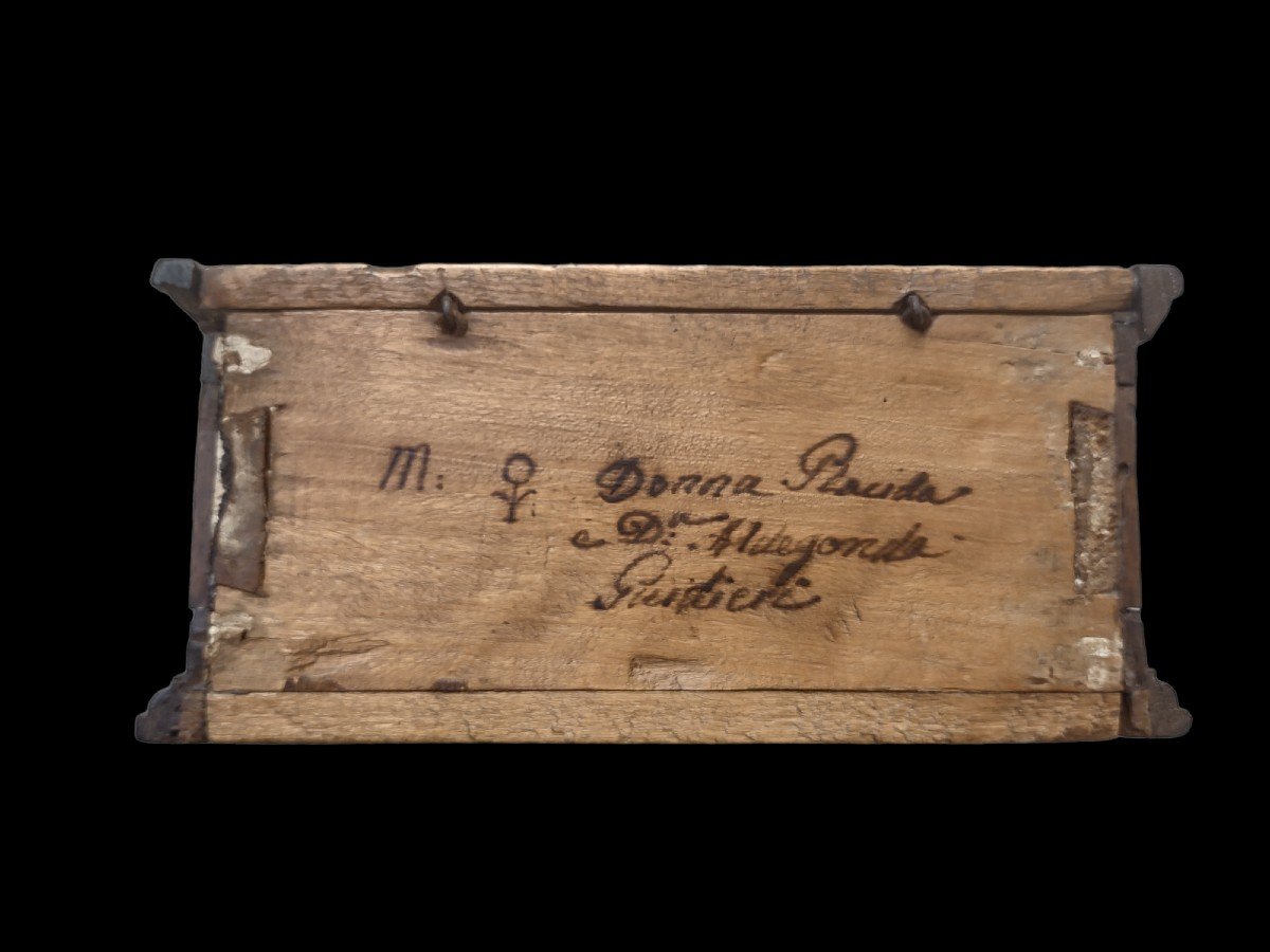 Box In Walnut Florence Eighteenth Century-photo-2