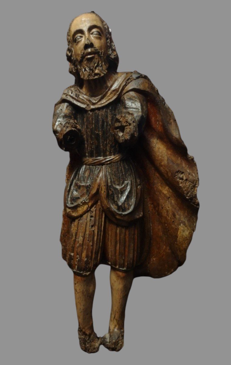 Sculpture Saint Jacques Espagne XVIIIe Siècle 