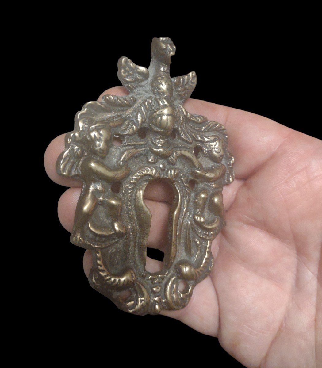 Sculpted Bronze Keyhole XVIII Century -photo-2