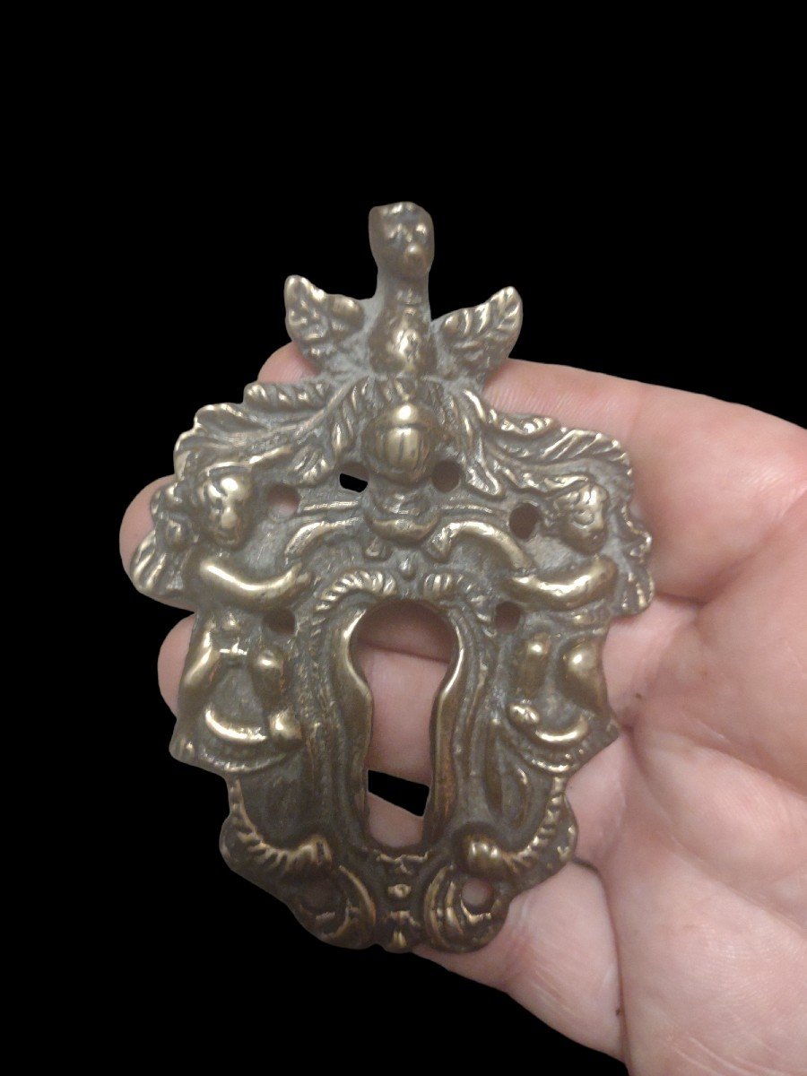 Sculpted Bronze Keyhole XVIII Century -photo-4