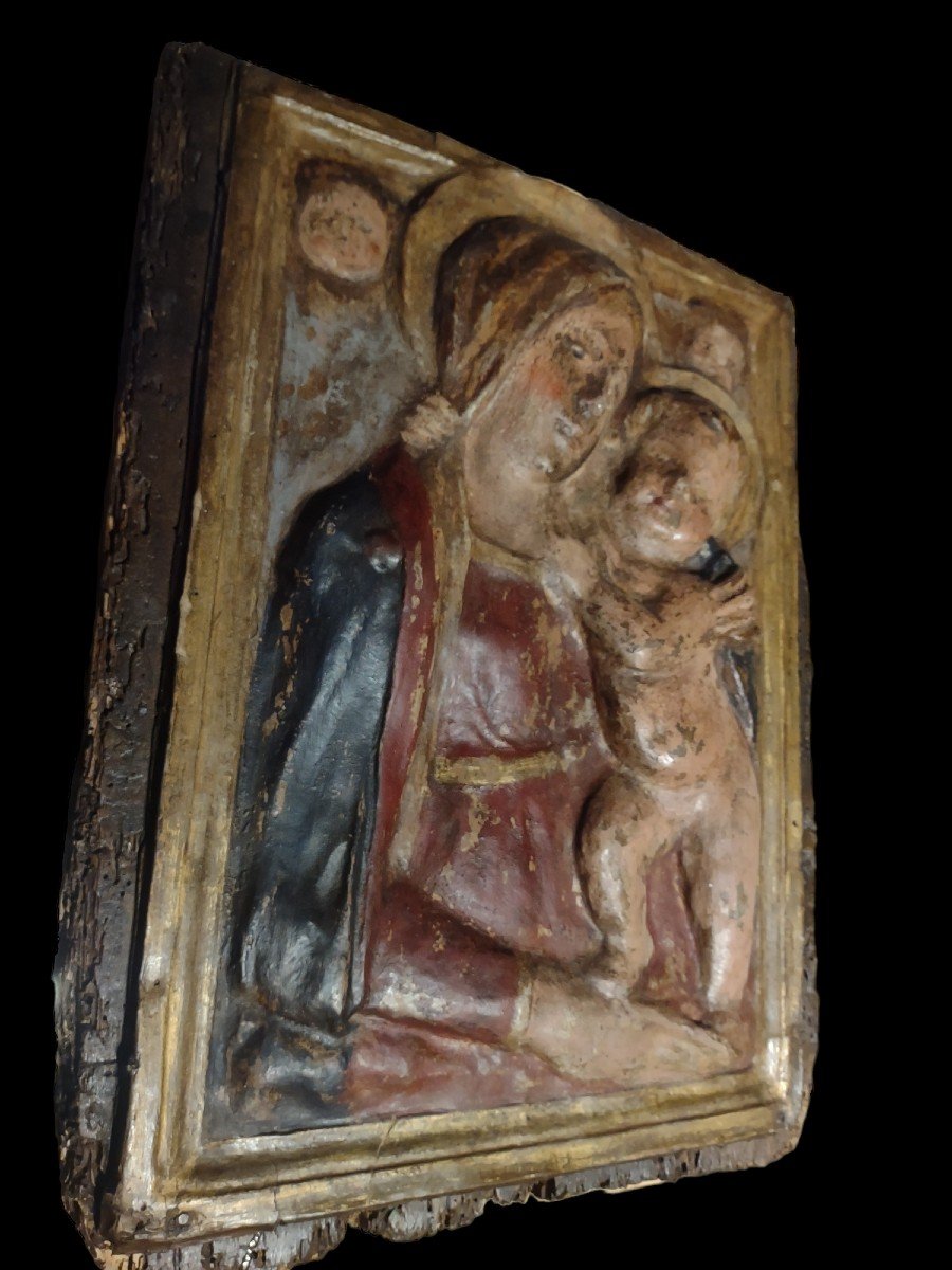 Haut-relief En Papier Mâché Italie XVIIe Siècle -photo-4