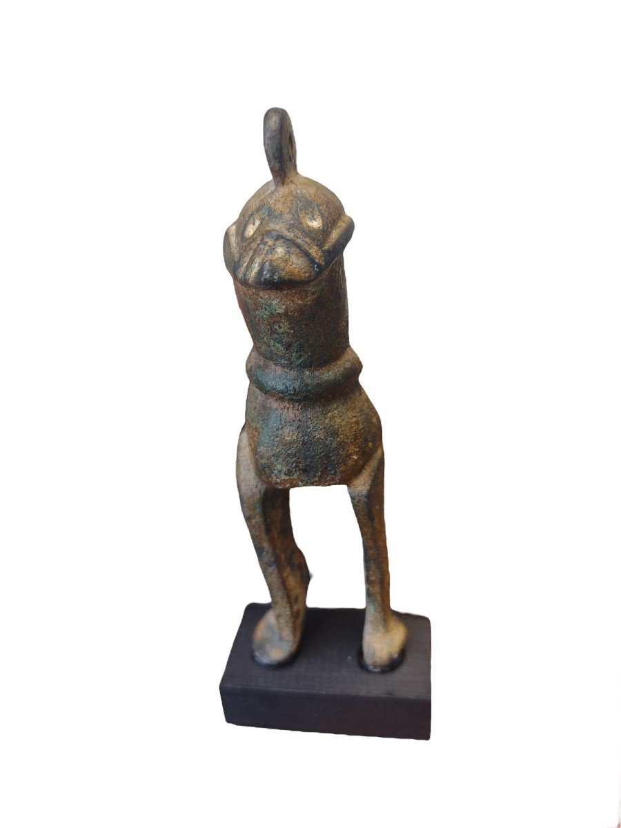 Rare Bronze Statuette Iran XIIIe Siècle -photo-5