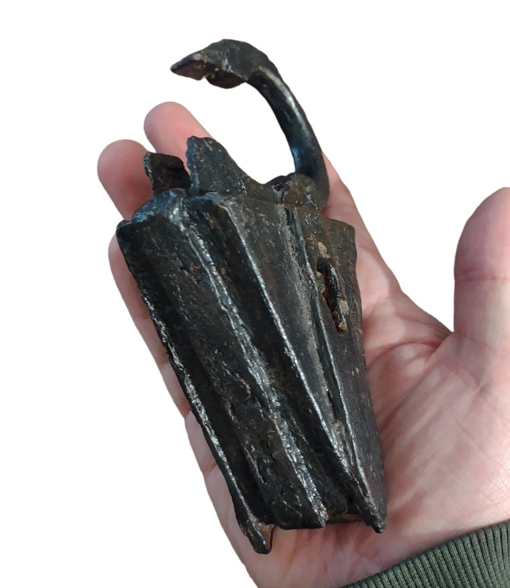 Large Triangular Padlock XVI Century -photo-3