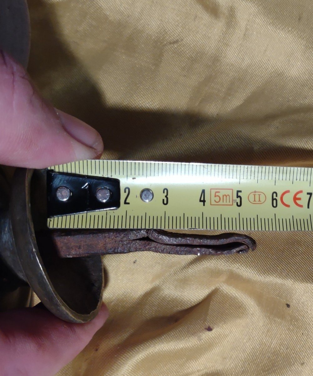 Big Bronze Knob For  Door Or Cabinet Eighteenth Century-photo-2
