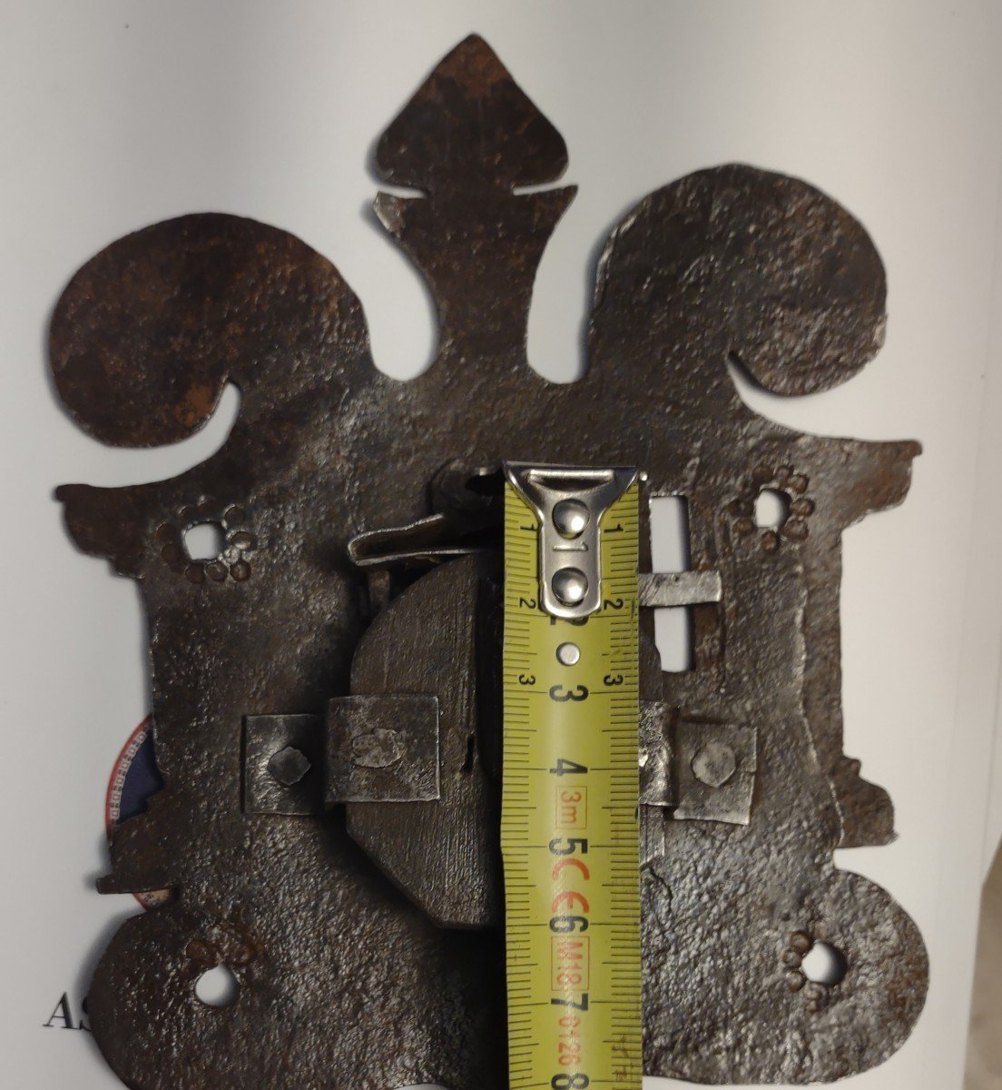 Wrought Iron Chest Lock XVII Century-photo-2