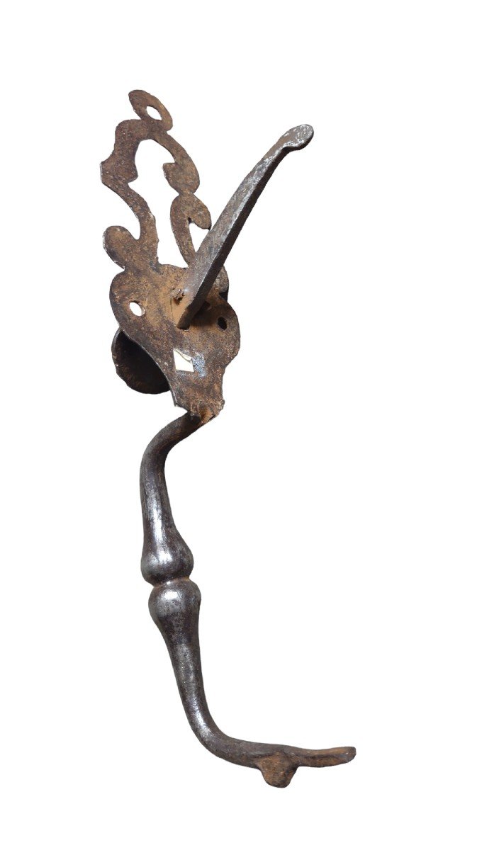 Wrought Iron Door Handle XVIII Century-photo-4
