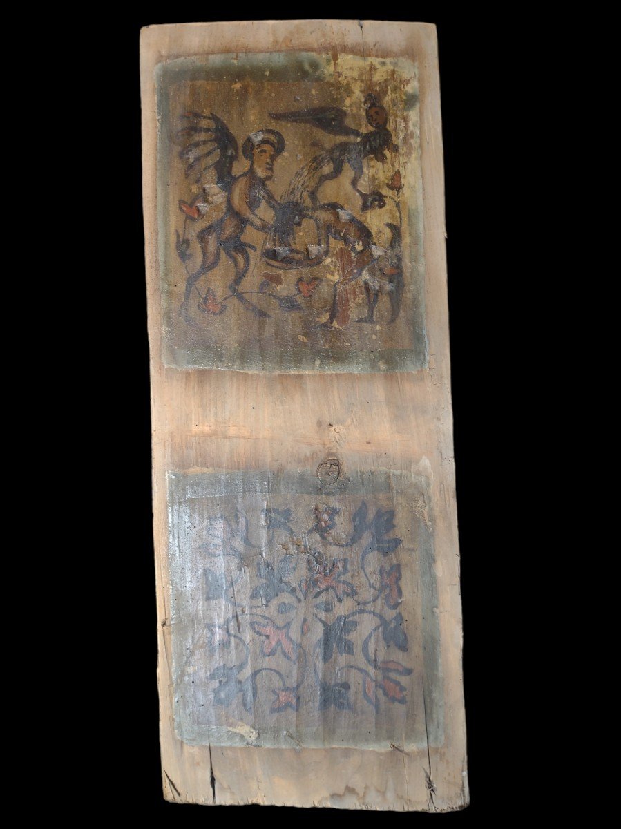 Ceiling Element Painted In Tempera Northern Italy First Part Of The 15th Century