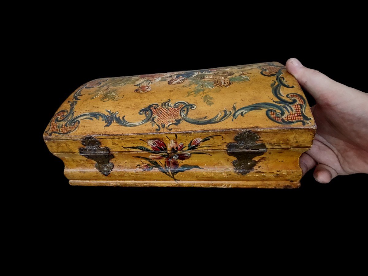 Venetian Painted Box XVIII Century -photo-4