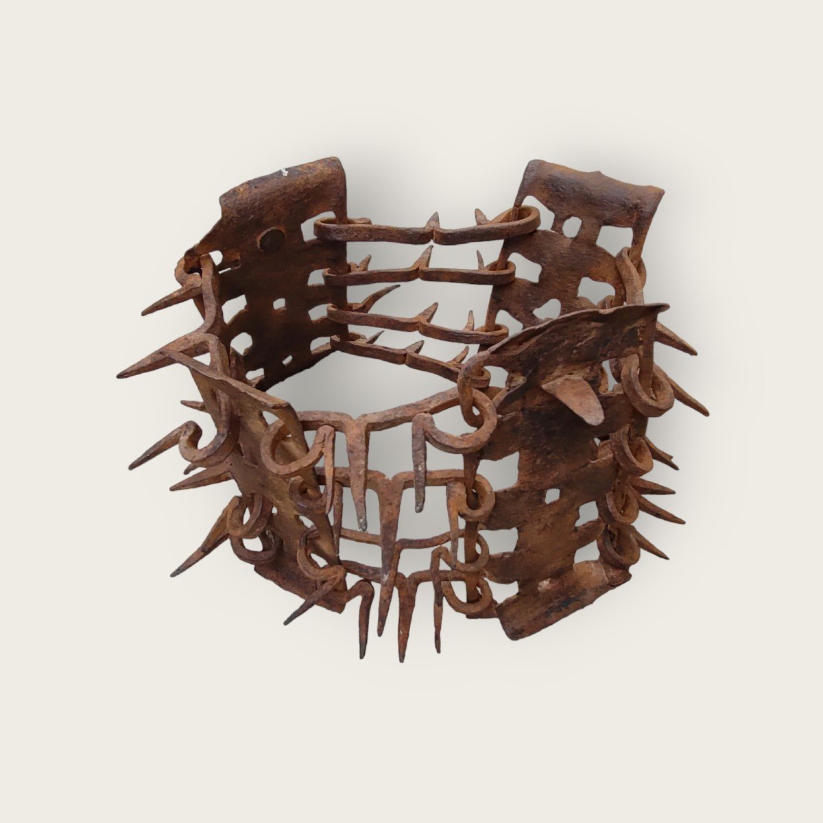 Wrought Iron Wolf Collar XVIII Century-photo-2