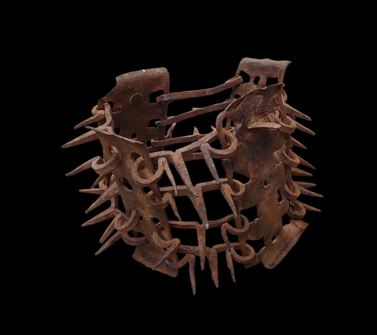 Wrought Iron Wolf Collar XVIII Century-photo-3