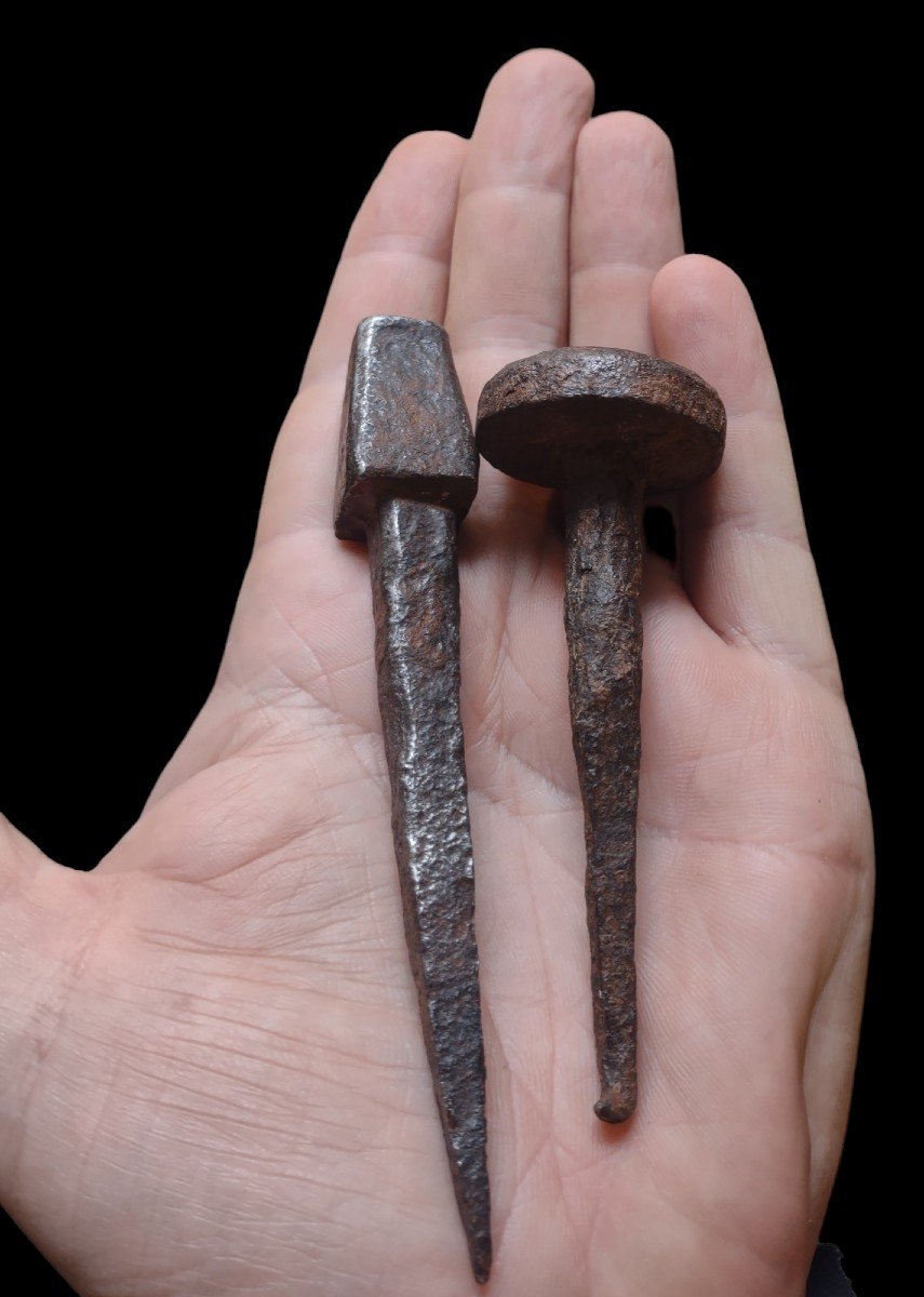 Two Nails For Door Knocker XVI-xvii Century -photo-2
