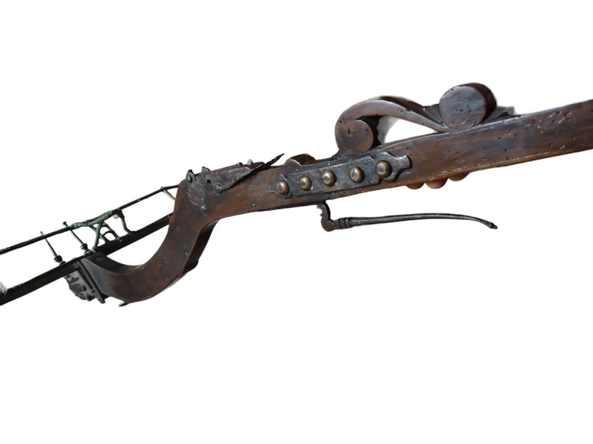 Sculpted Crossbow Italy XVII-xviii Century-photo-2