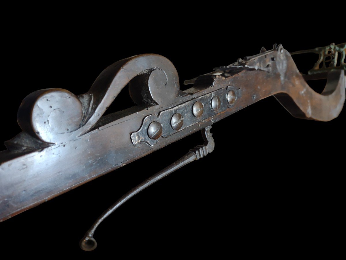 Sculpted Crossbow Italy XVII-xviii Century-photo-1