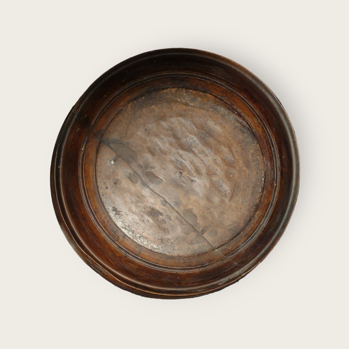 Large Wood Bowl Italian Alps Late XVIII Century Cm. 43-photo-2