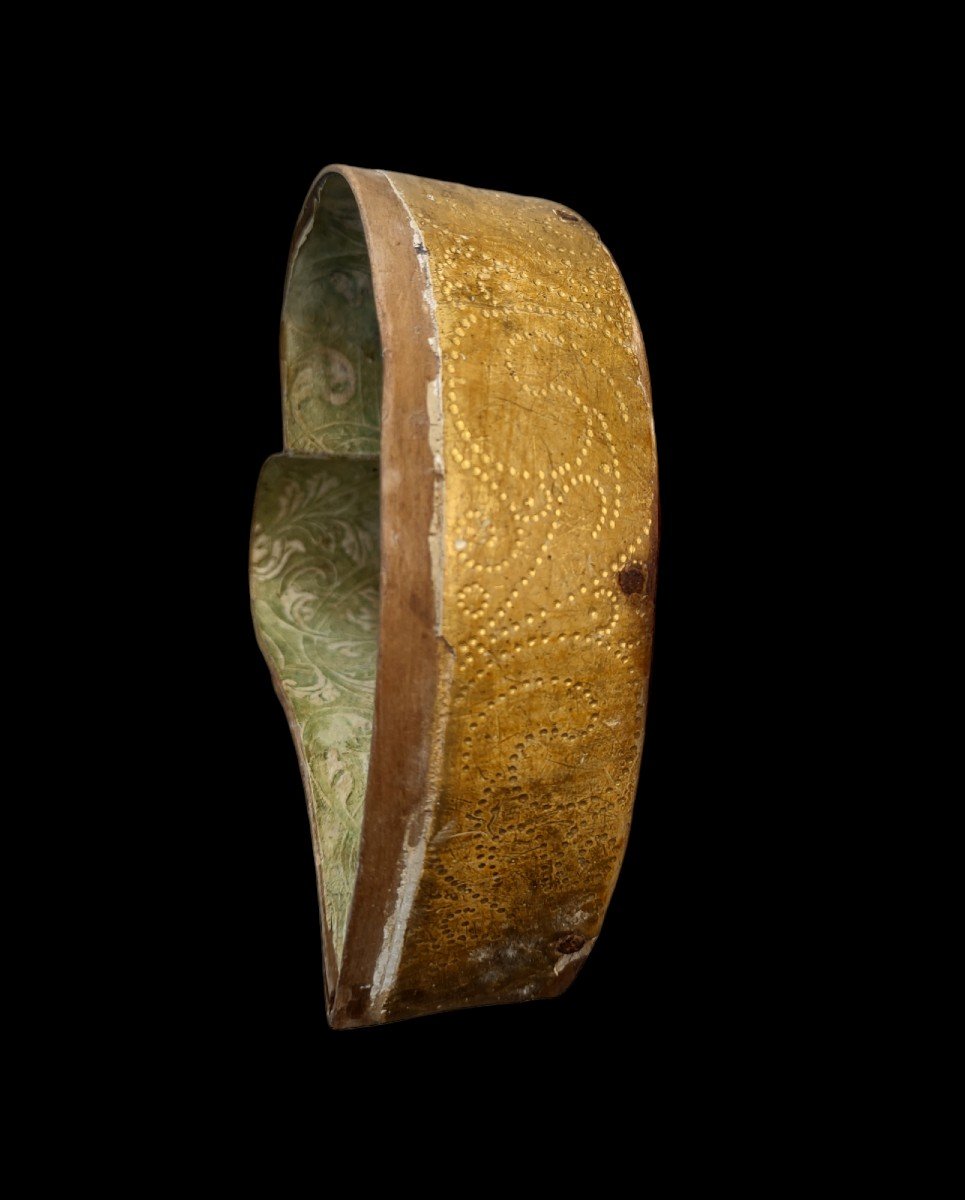 Gilded And Engraved Wooden Box Late XVII Century -photo-4