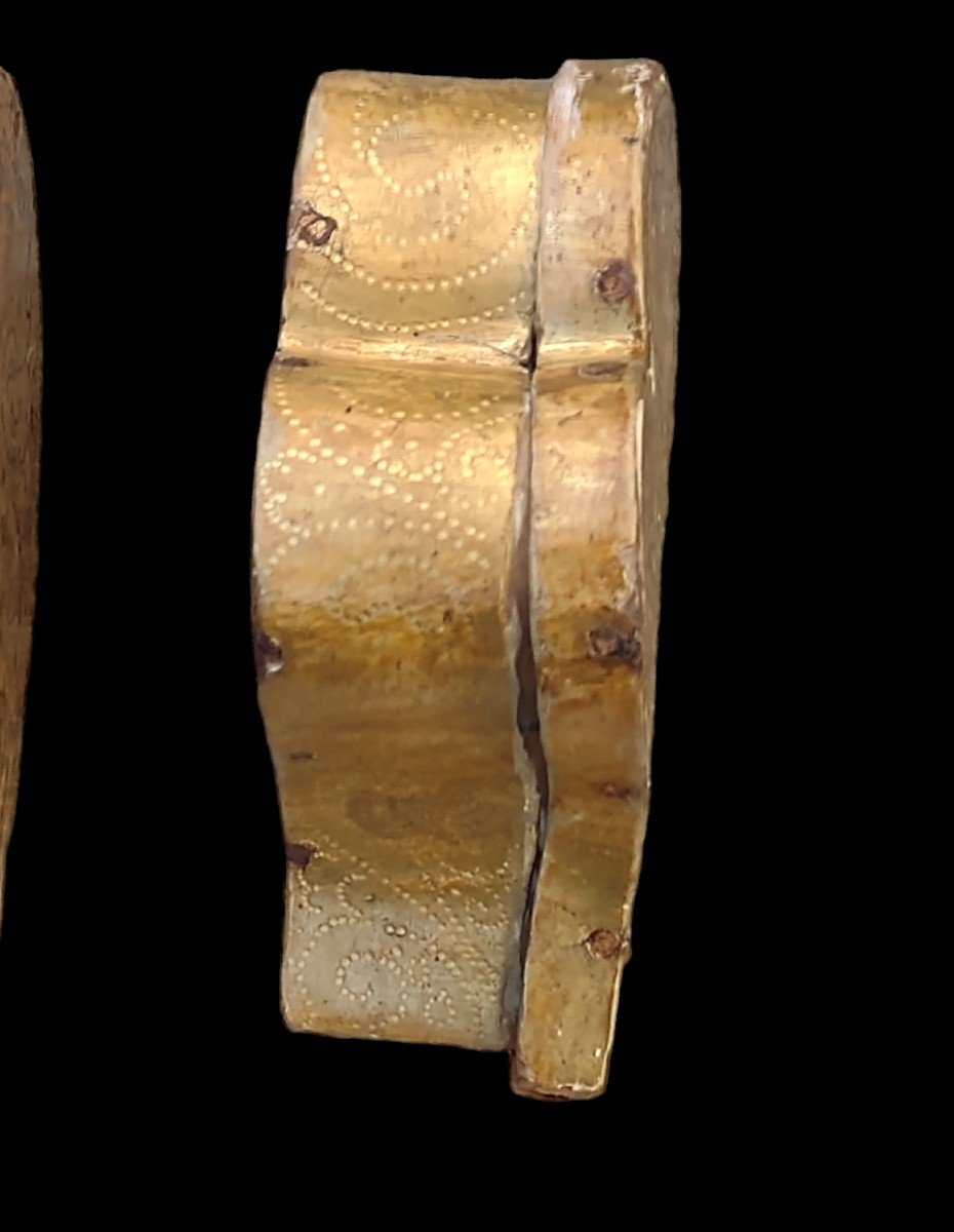 Gilded And Engraved Wooden Box Late XVII Century -photo-2