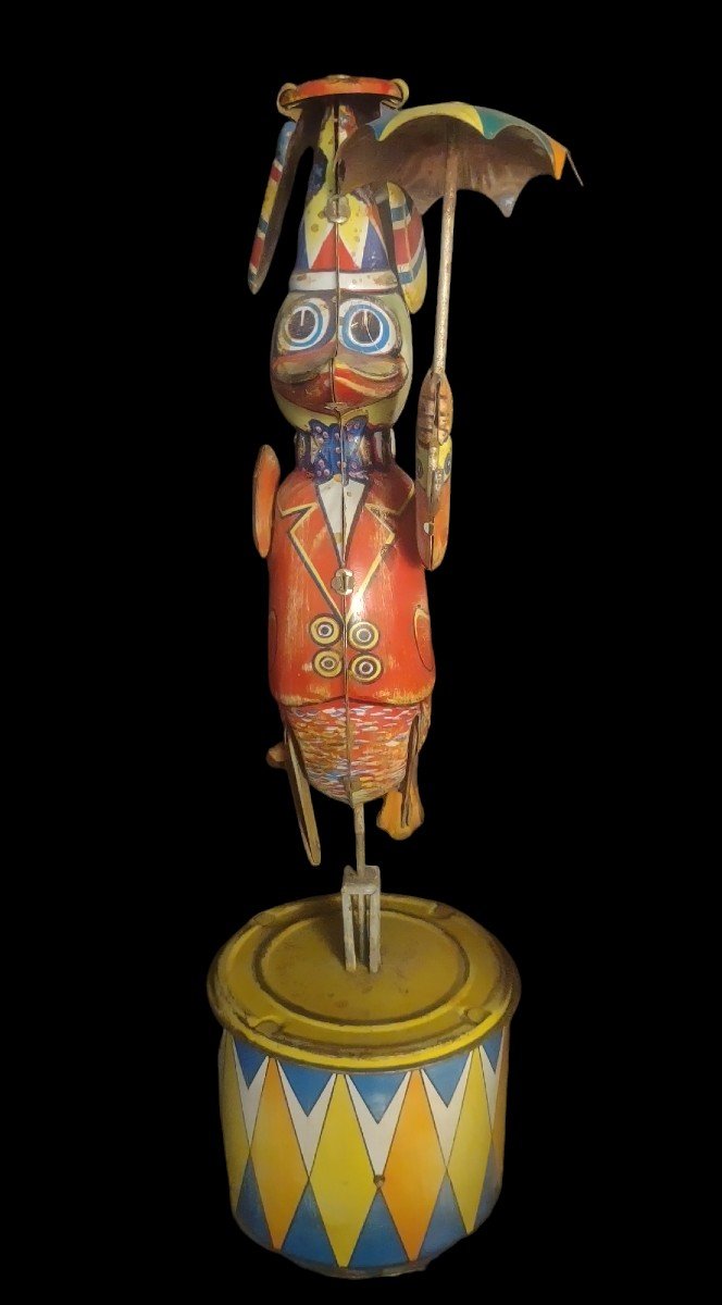 Jouet Mécanique Original Fonctionnant Avec Boîte d'Origine Vers 1920-photo-4