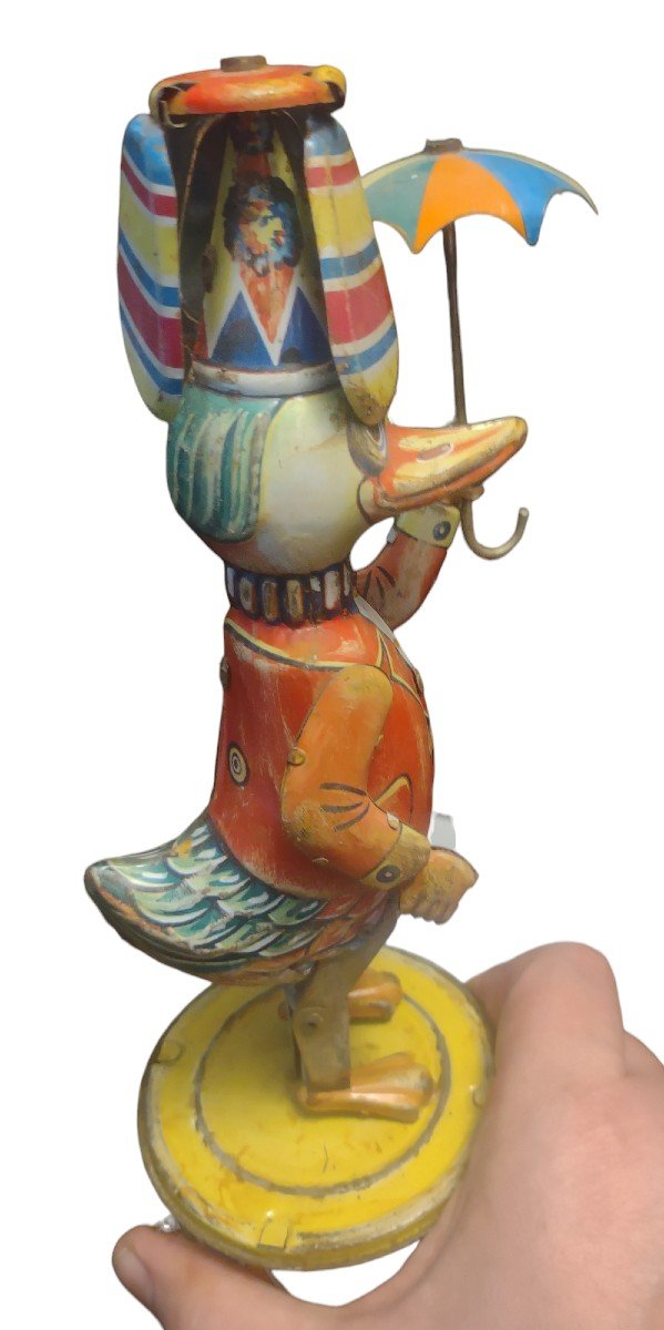 Jouet Mécanique Original Fonctionnant Avec Boîte d'Origine Vers 1920-photo-5