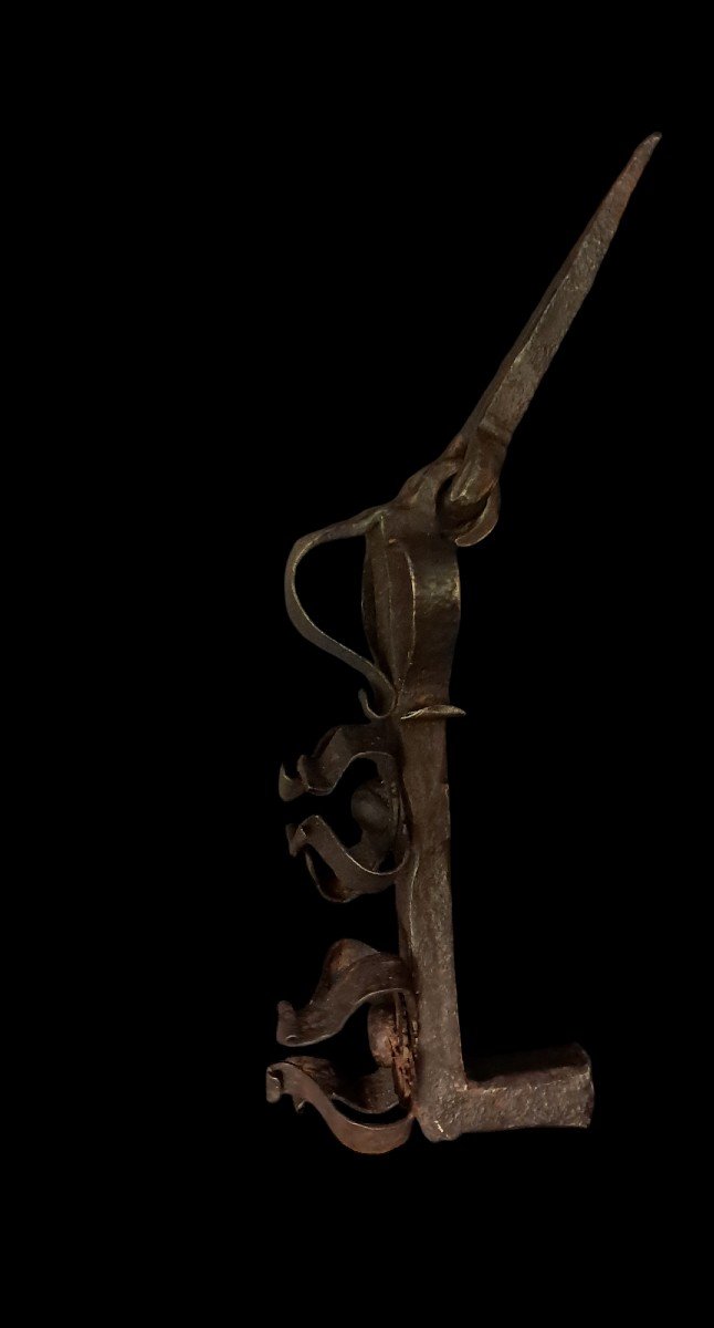 Heurtoir  De Porte Fer Forgé Haute époque-photo-2