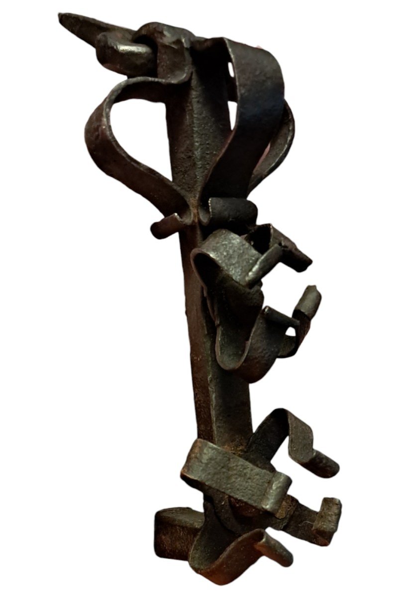 Heurtoir  De Porte Fer Forgé Haute époque-photo-3
