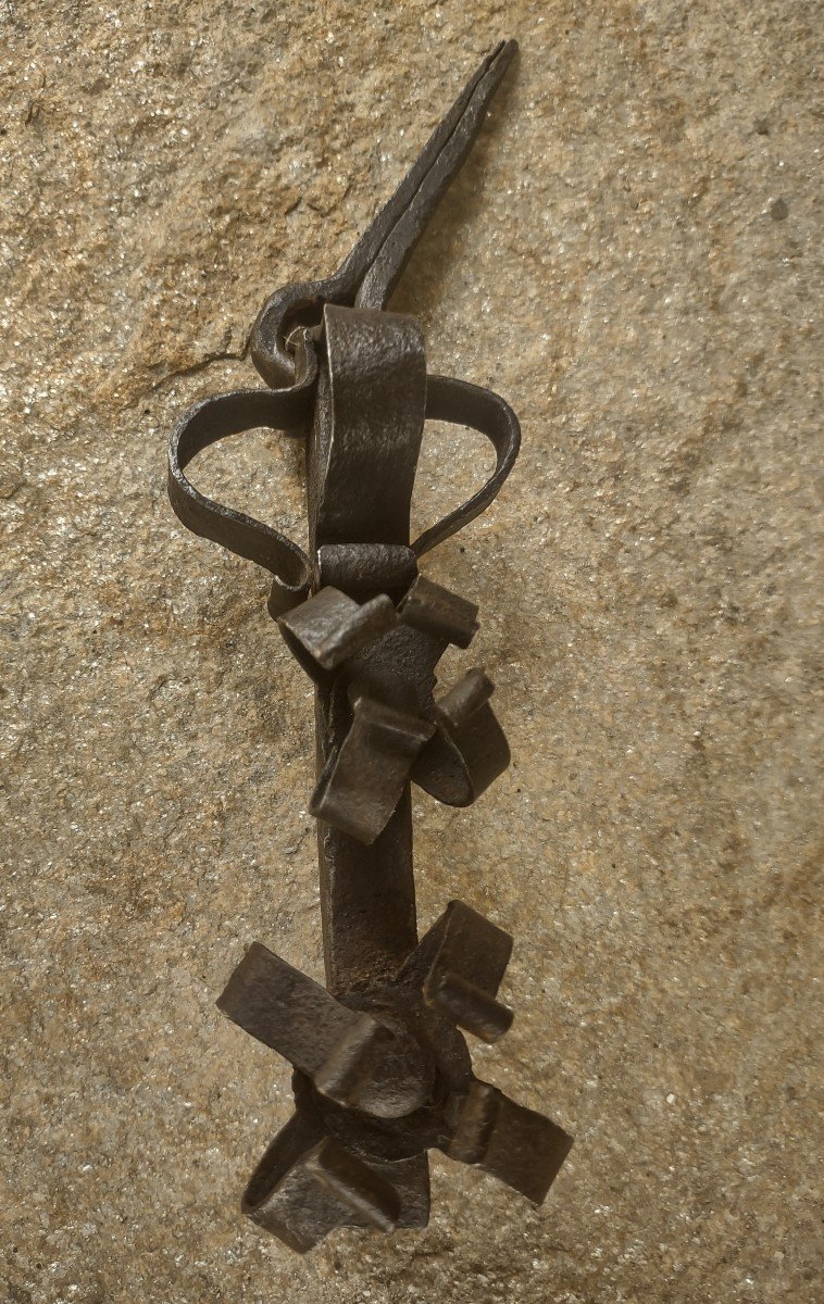Heurtoir  De Porte Fer Forgé Haute époque-photo-4