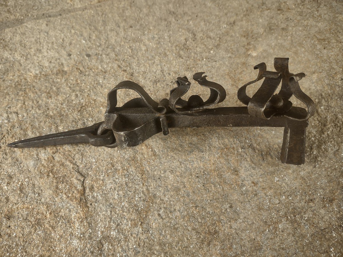 Heurtoir  De Porte Fer Forgé Haute époque-photo-6