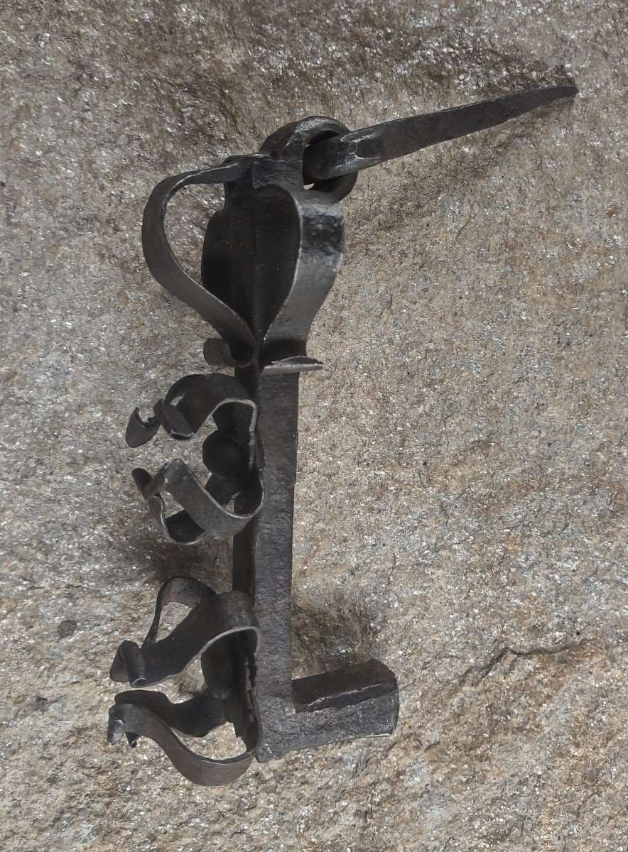Heurtoir  De Porte Fer Forgé Haute époque-photo-7