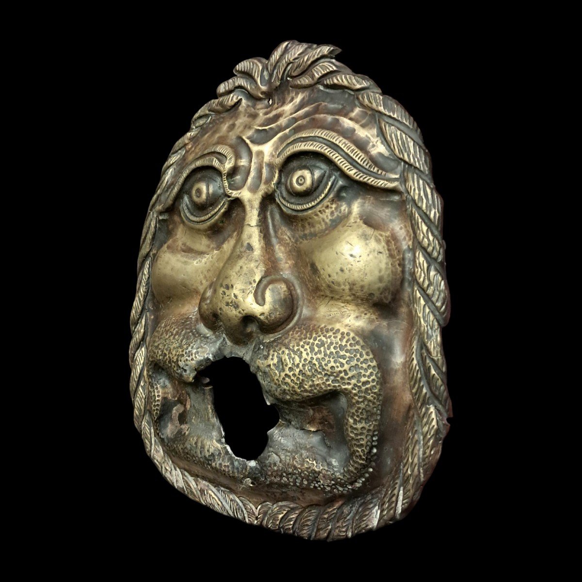 Gilded Iron Mouth, Probably Fountain Mouth-photo-3